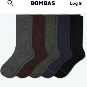 Bombas Men’s Knee High Merino Dress Socks Large